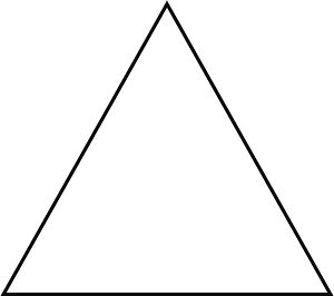 مثلث متساوی الاضلاع در تابلوهای راهنمایی و رانندگی