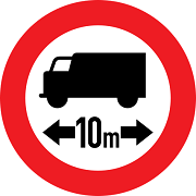 عبور کامیون با طول بیش از 10 متر ممنوع