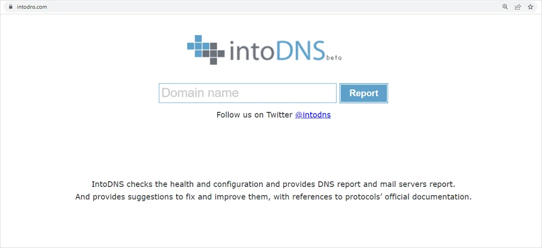 تست DNS سایت